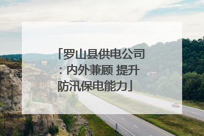 罗山县供电公司：内外兼顾 提升防汛保电能力